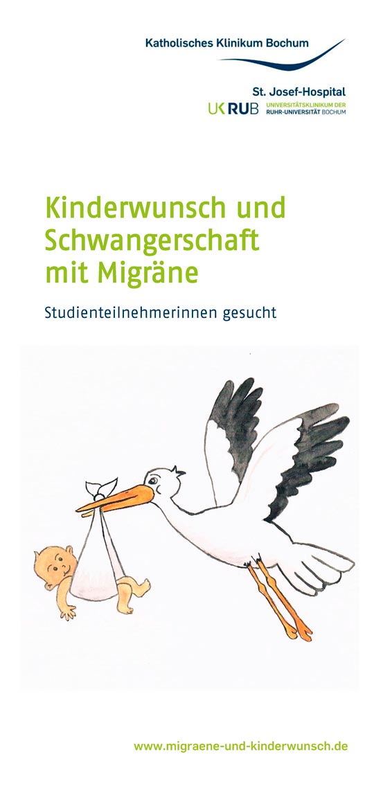 Migräne und Kinderwunsch - Flyer